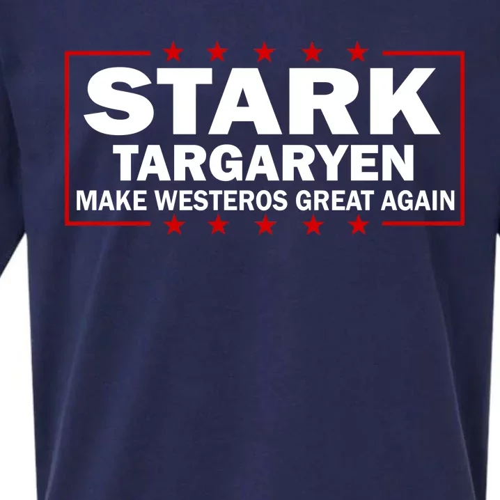 Stark Targaryen Make Westeros Great Again Sueded Cloud Jersey T-Shirt