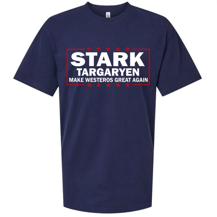 Stark Targaryen Make Westeros Great Again Sueded Cloud Jersey T-Shirt