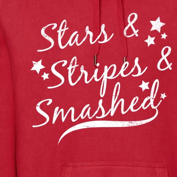 Stars Stripes And Smashed Premium Hoodie