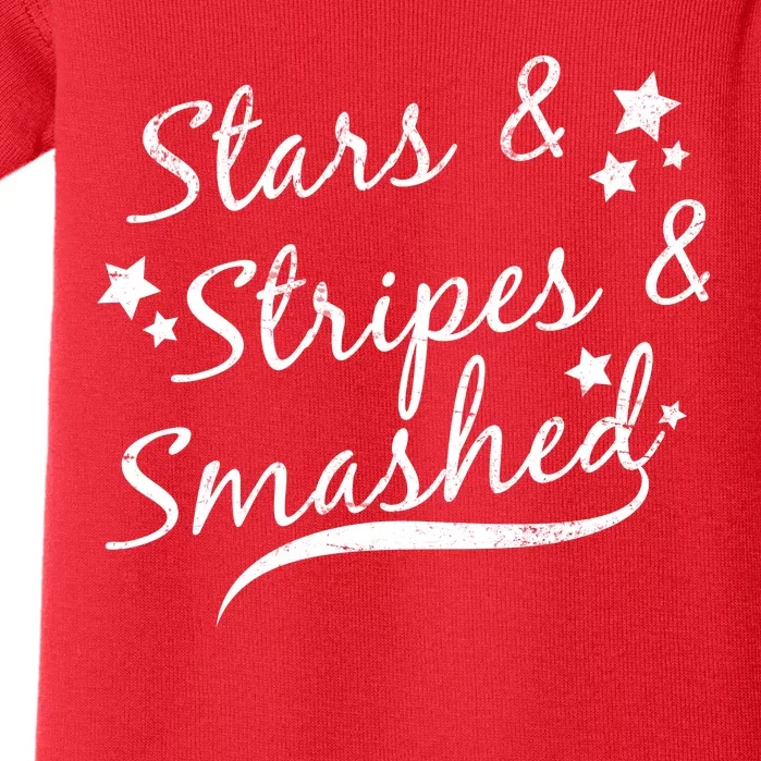 Stars Stripes And Smashed Baby Bodysuit