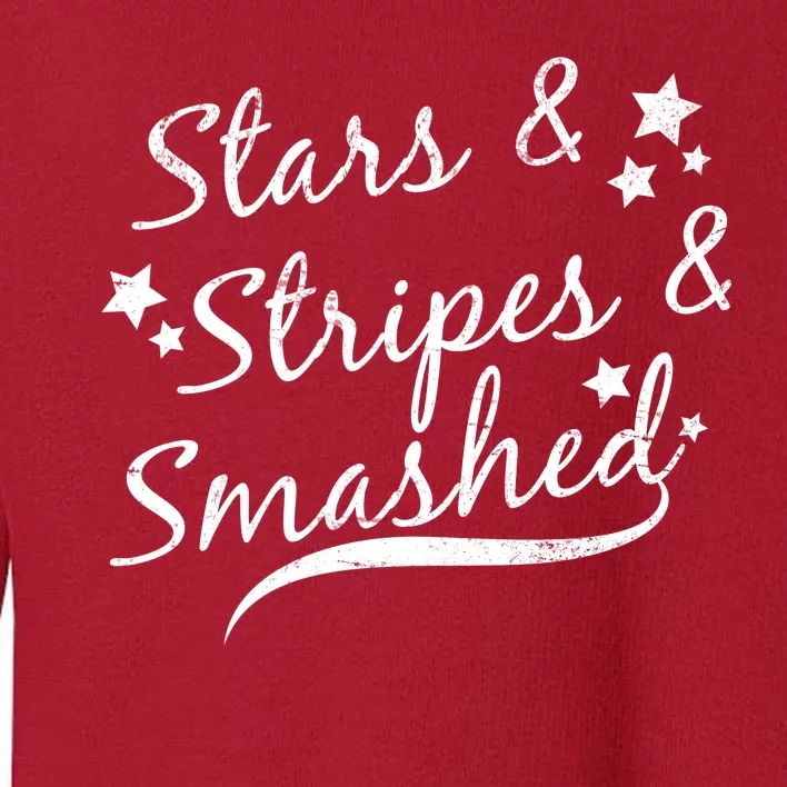 Stars Stripes And Smashed Toddler Sweatshirt