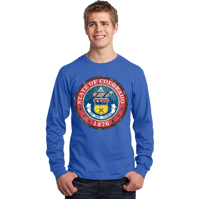 State of Colorado Vintage Logo Long Sleeve Shirt