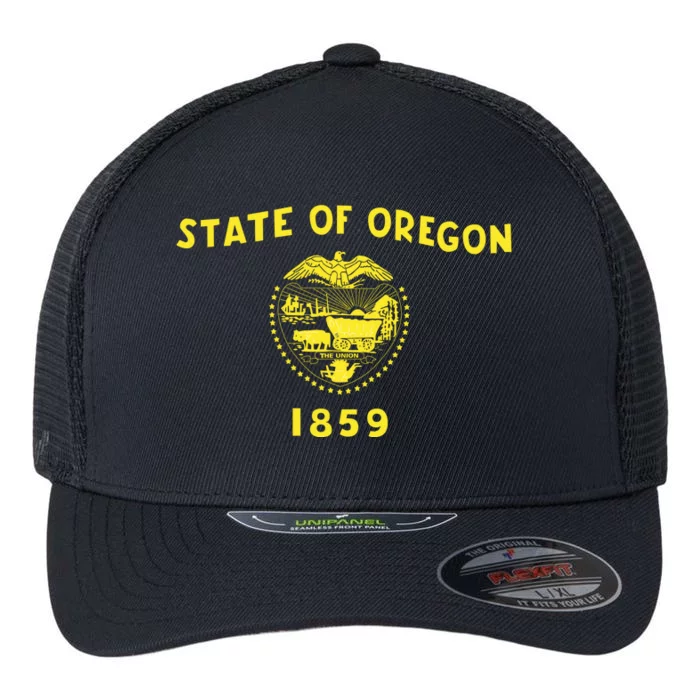 State of Oregon 1859 Flexfit Unipanel Trucker Cap