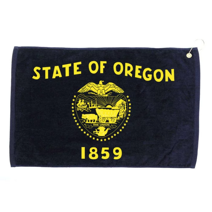 State of Oregon 1859 Grommeted Golf Towel