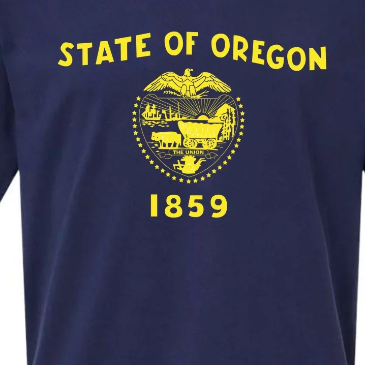 State of Oregon 1859 Sueded Cloud Jersey T-Shirt