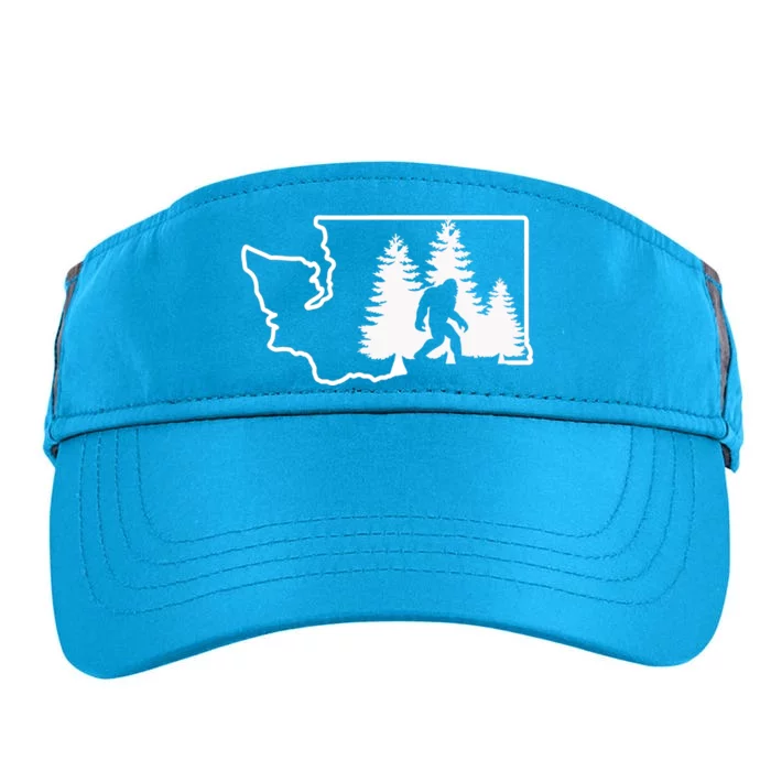 State Of Washington Big Foot Adult Drive Performance Visor