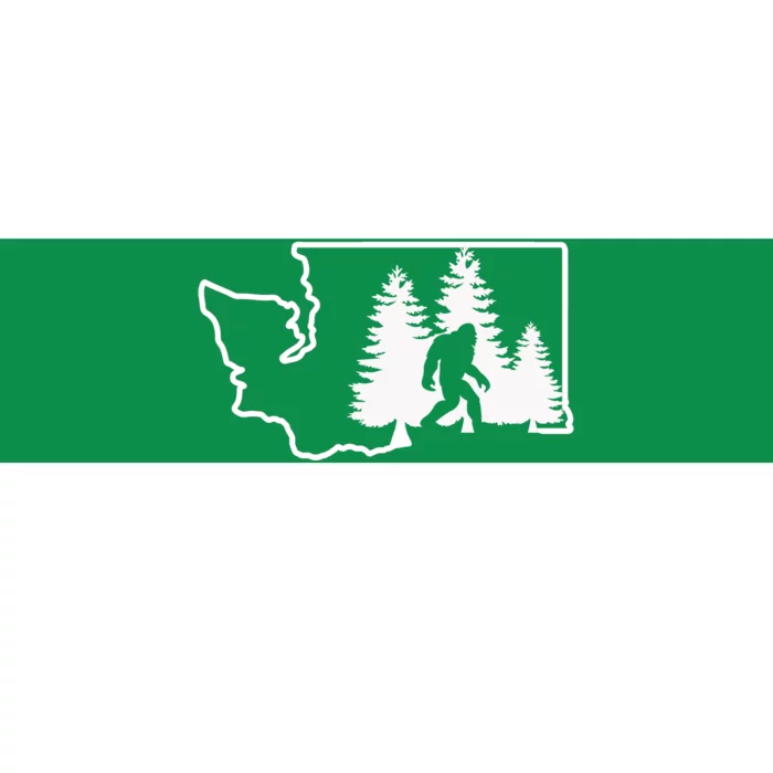 State Of Washington Big Foot Bumper Sticker