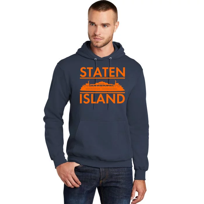 Staten Island Ferry New York Tall Hoodie