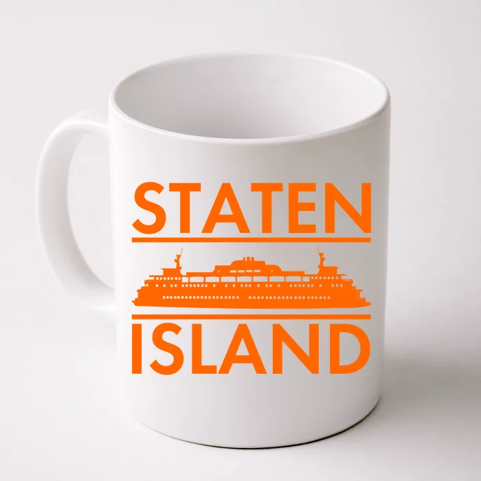 Staten Island Ferry New York Front & Back Coffee Mug