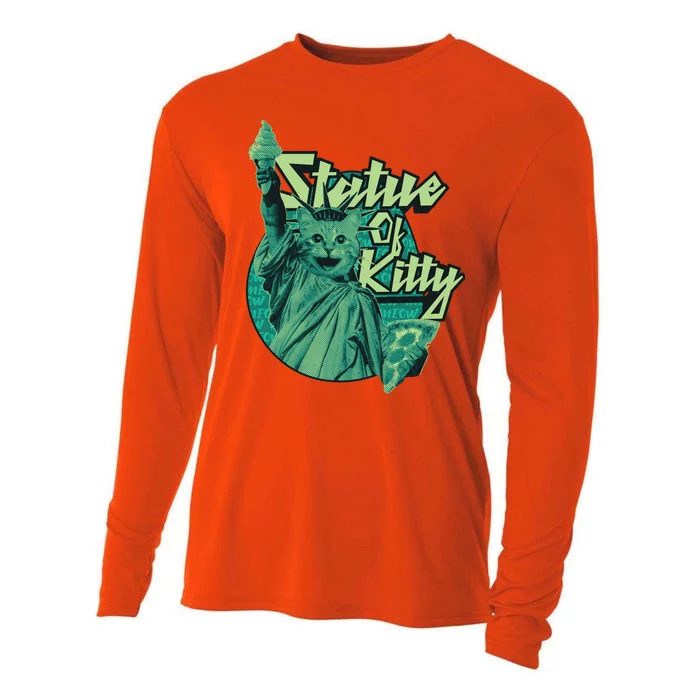 Statue Of Kitty Cooling Performance Long Sleeve Crew