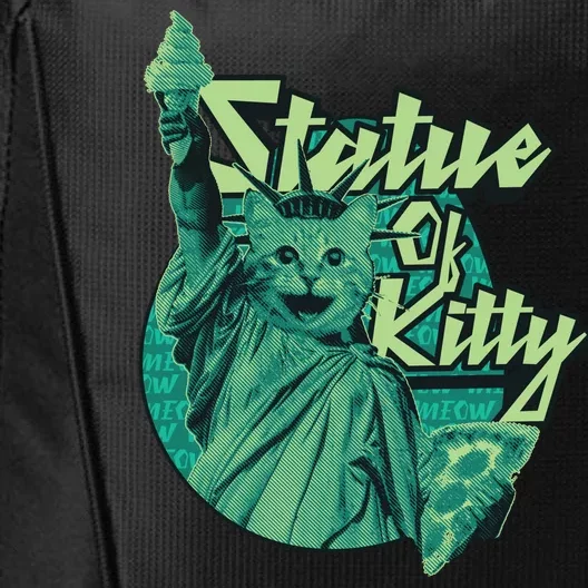 Statue Of Kitty City Backpack