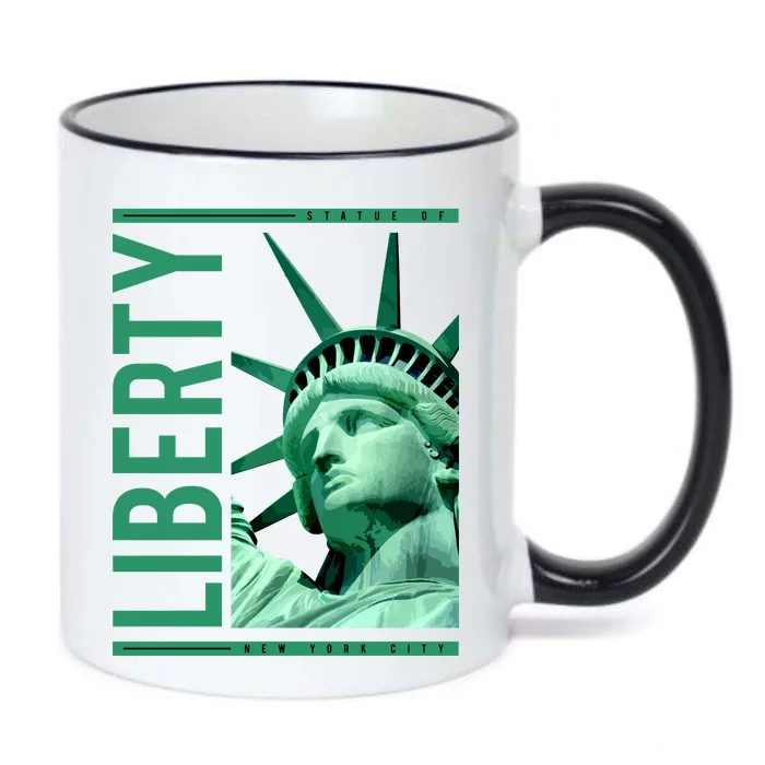 Statue of Liberty Black Color Changing Mug