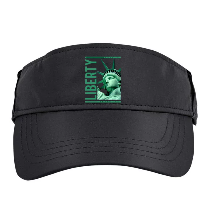 Statue of Liberty Adult Drive Performance Visor