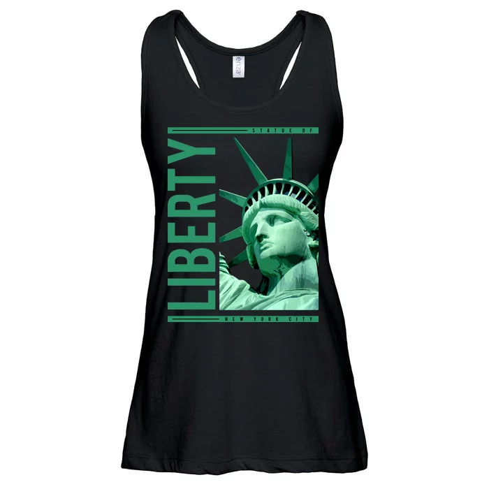 Statue of Liberty Ladies Essential Flowy Tank