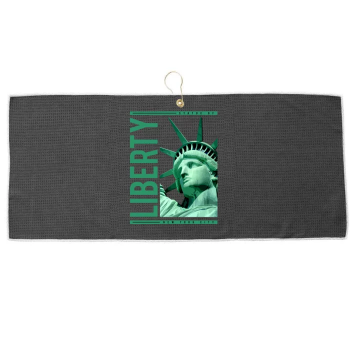 Statue of Liberty Large Microfiber Waffle Golf Towel