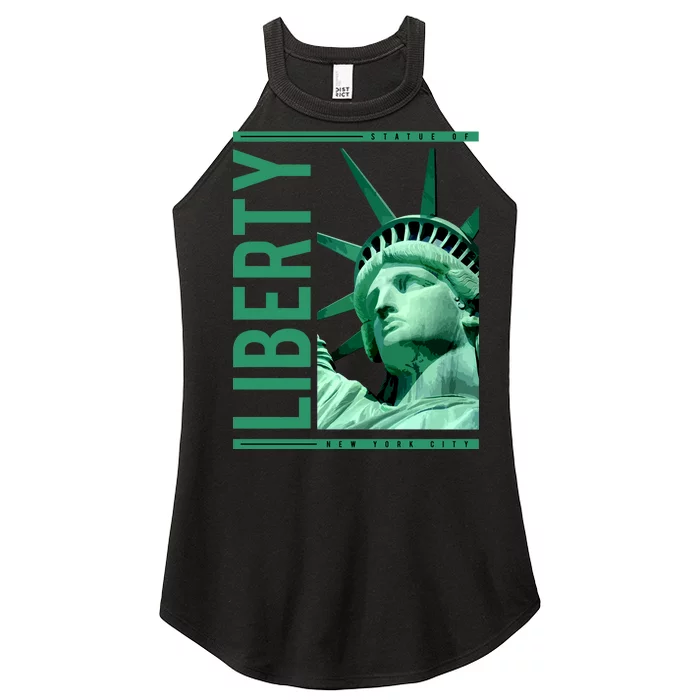 Statue of Liberty Women’s Perfect Tri Rocker Tank