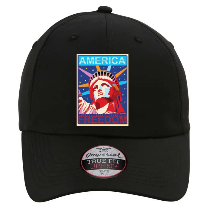 Statue of Liberty America Freedom Retro Vote Poster The Original Performance Cap