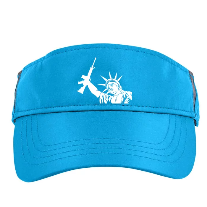 Statue of Liberty AR-15 Gun Rights Adult Drive Performance Visor