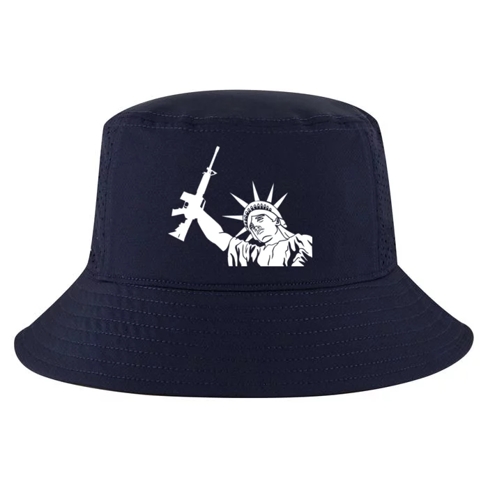 Statue of Liberty AR-15 Gun Rights Cool Comfort Performance Bucket Hat