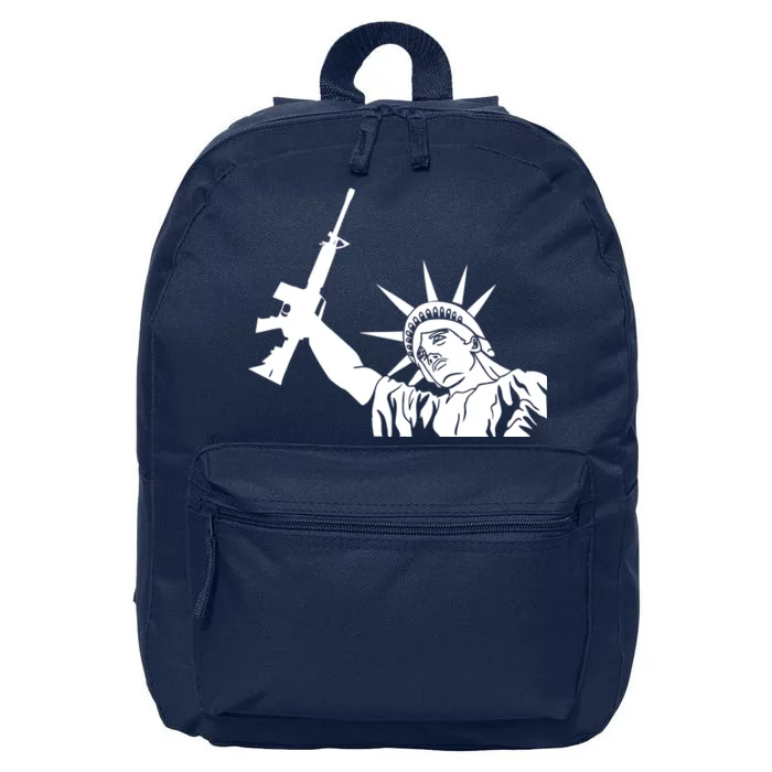 Statue of Liberty AR-15 Gun Rights 16 in Basic Backpack