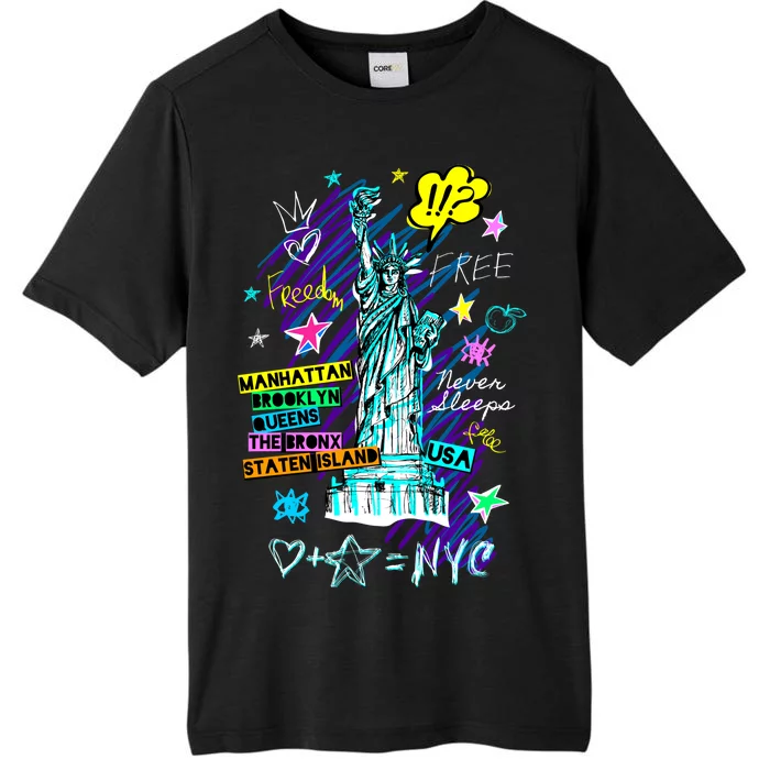 Statue of Liberty Cities of New York ChromaSoft Performance T-Shirt