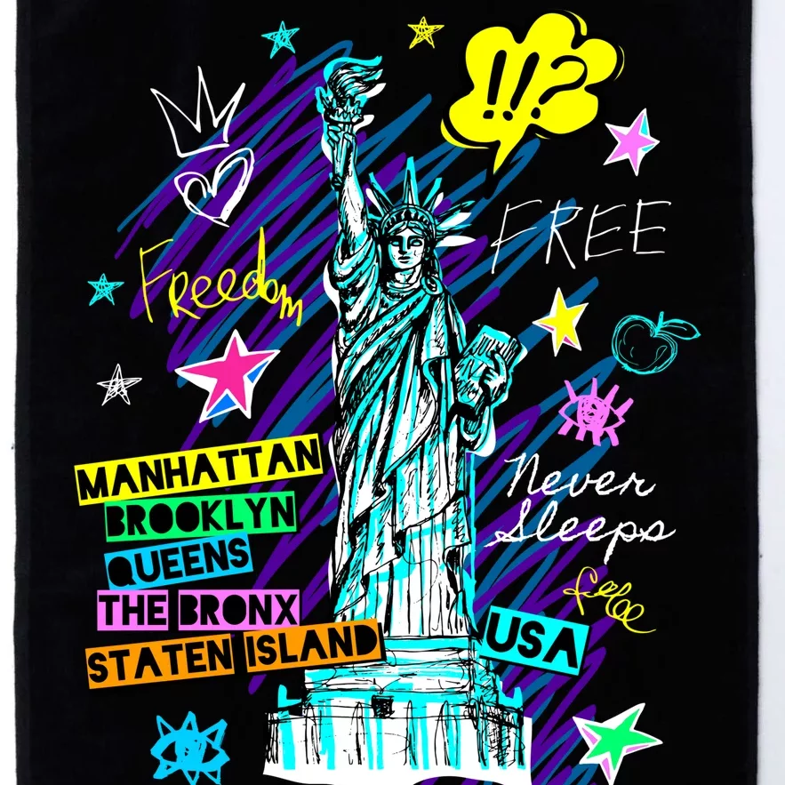 Statue of Liberty Cities of New York Platinum Collection Golf Towel