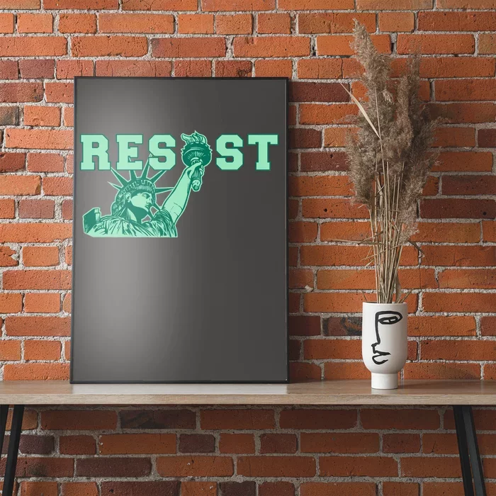 Statue of Liberty Resist Graphic Resistance Anti Trump Poster