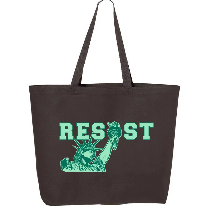 Statue of Liberty Resist Graphic Resistance Anti Trump 25L Jumbo Tote