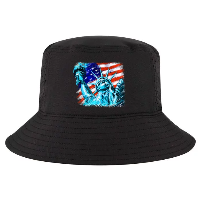 Statue Of Liberty USA Cool Comfort Performance Bucket Hat