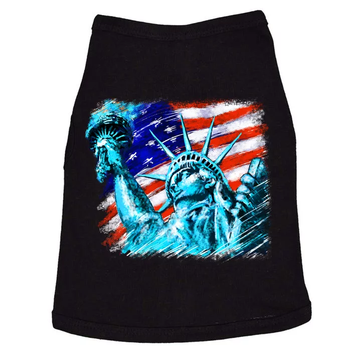 Statue Of Liberty USA Doggie Tank