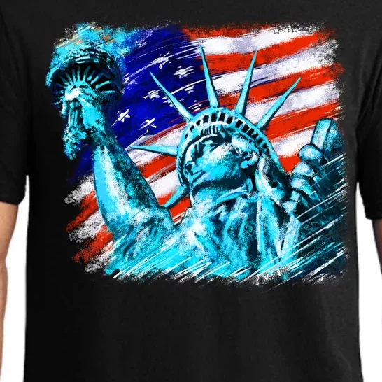 Statue Of Liberty USA Pajama Set