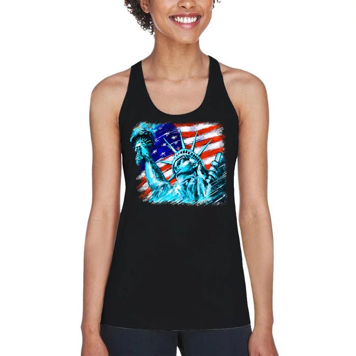 Statue Of Liberty USA Women's Racerback Tank