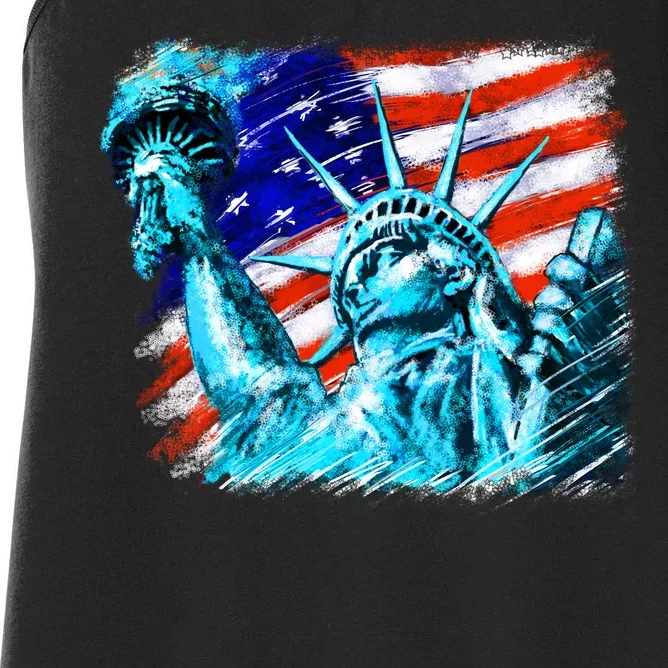 Statue Of Liberty USA Women's Racerback Tank