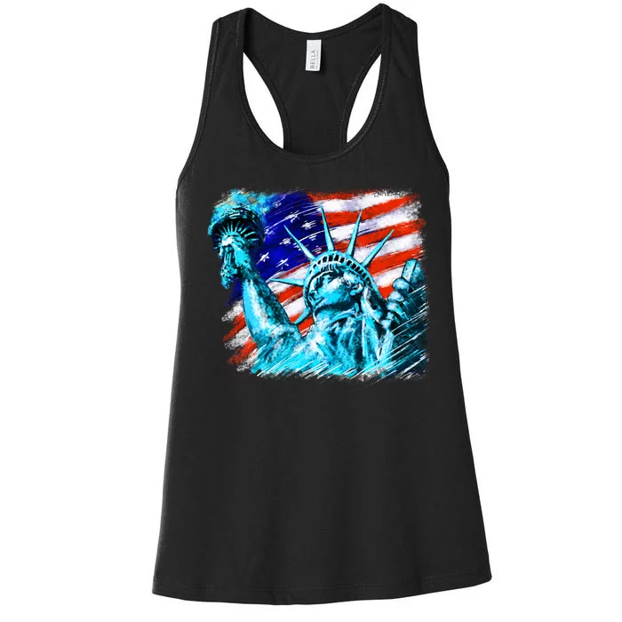 Statue Of Liberty USA Women's Racerback Tank