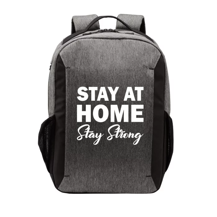 Stay At Home Stay Strong Vector Backpack