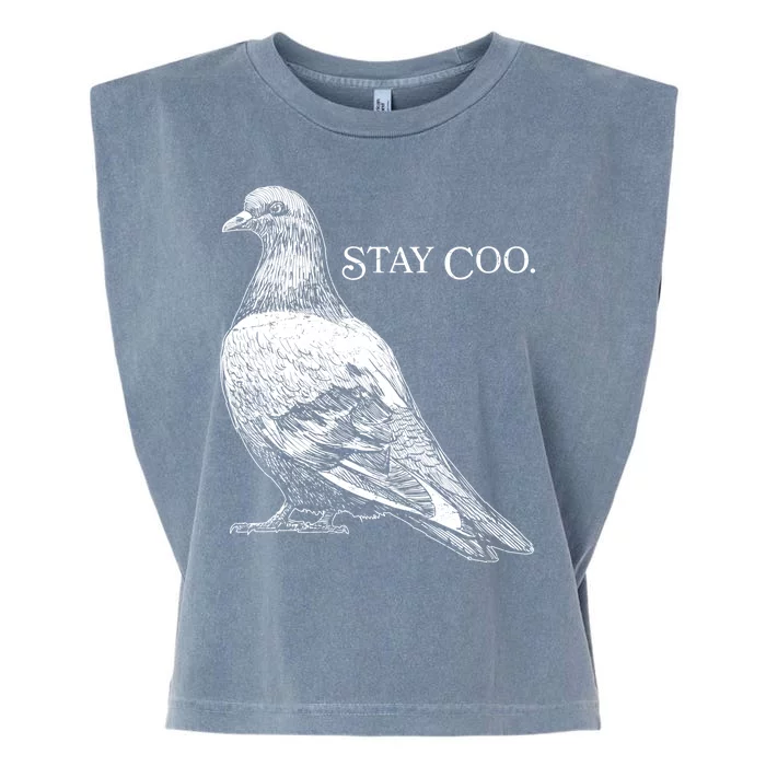 Stay Coo Pigeon Garment-Dyed Women's Muscle Tee