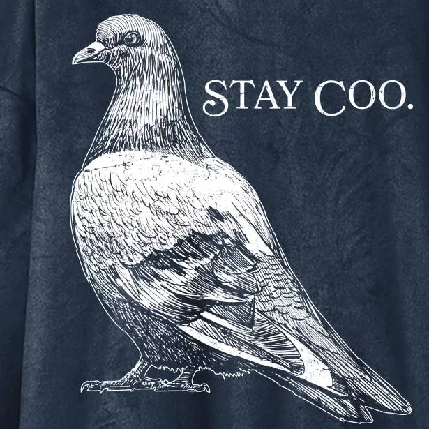 Stay Coo Pigeon Hooded Wearable Blanket