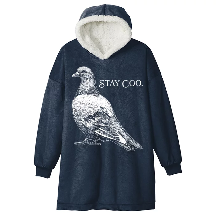 Stay Coo Pigeon Hooded Wearable Blanket