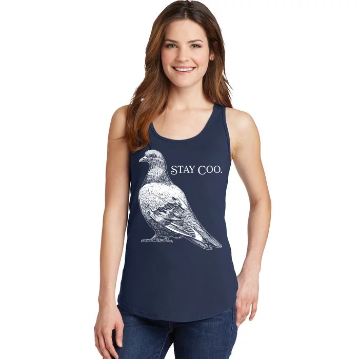 Stay Coo Pigeon Ladies Essential Tank