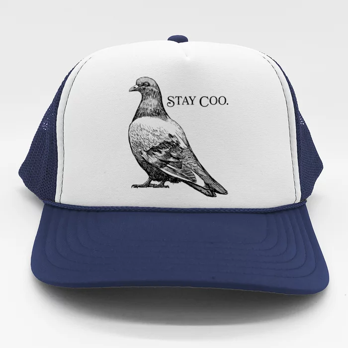 Stay Coo Pigeon Trucker Hat