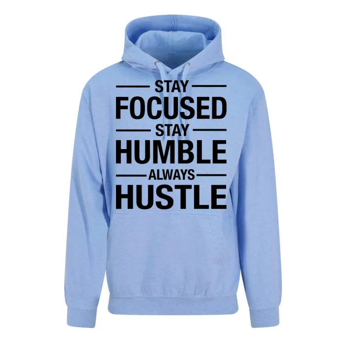 Stay Focused Humble Always Hustle Unisex Surf Hoodie