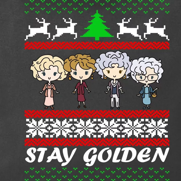 Stay Golden Ugly Christmas Zip Tote Bag