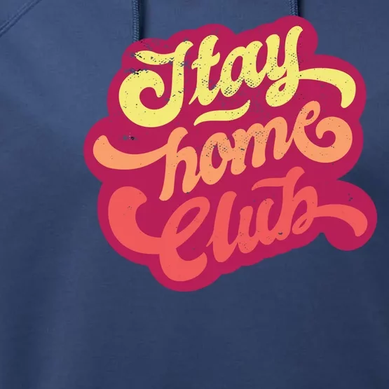 Stay Home Club Performance Fleece Hoodie