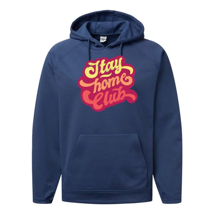 Stay Home Club Performance Fleece Hoodie