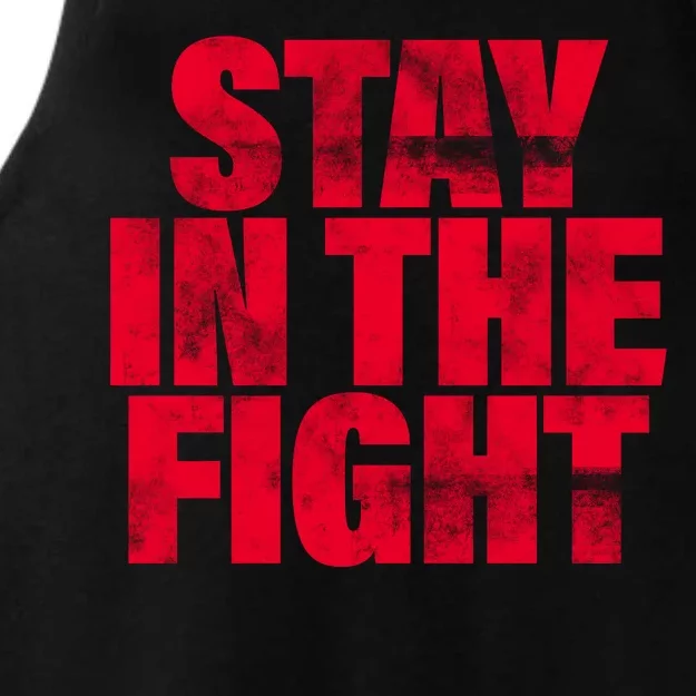 Stay In The Fight Washington D.C. Baseball Fan Ladies Tri-Blend Wicking Tank