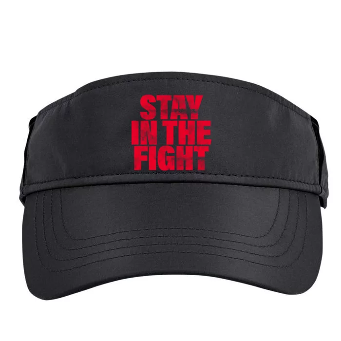 Stay In The Fight Washington D.C. Baseball Fan Adult Drive Performance Visor