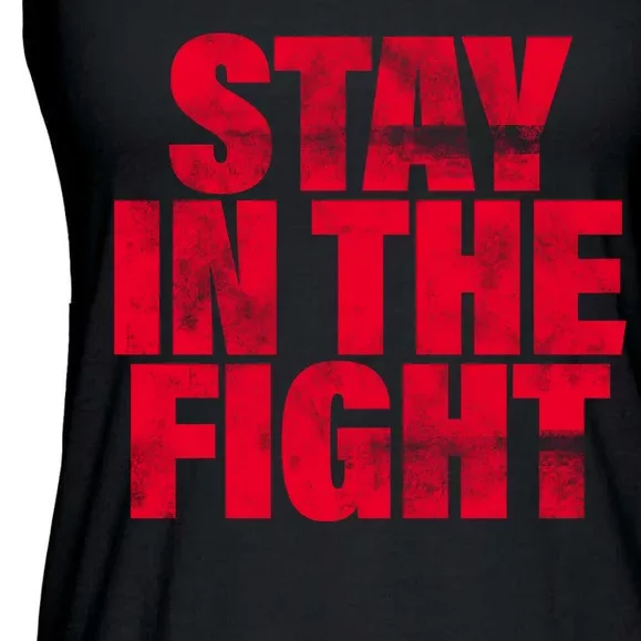 Stay In The Fight Washington D.C. Baseball Fan Ladies Essential Flowy Tank