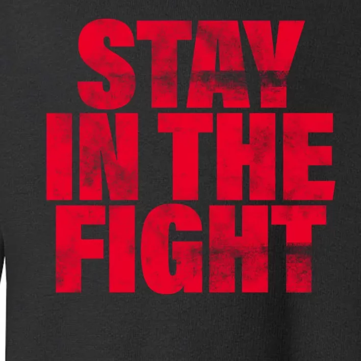 Stay In The Fight Washington D.C. Baseball Fan Toddler Sweatshirt