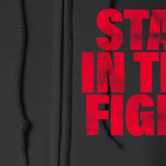 Stay In The Fight Washington D.C. Baseball Fan Full Zip Hoodie