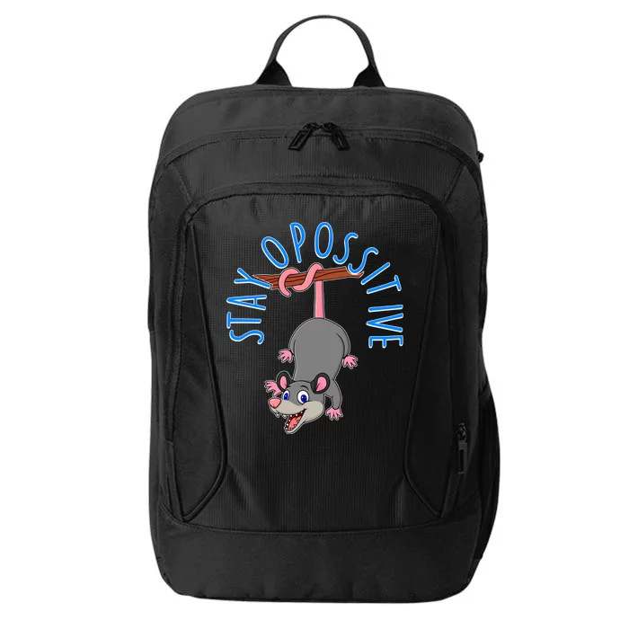 Stay Opossitive City Backpack